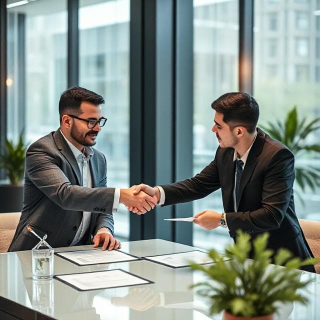 Person checking phone with early pay notification